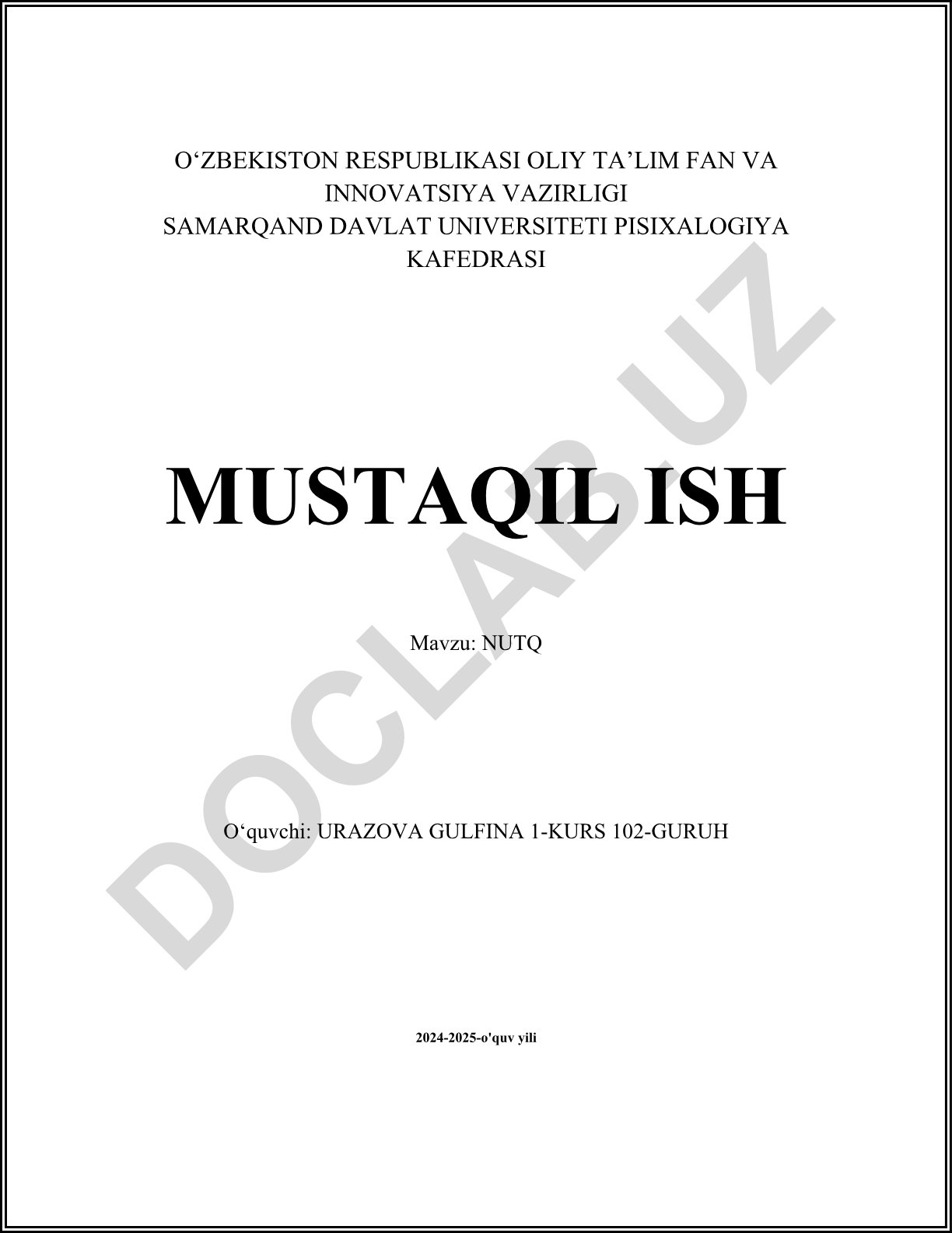 Nutq tayyorlash va ijtimoiy nutq uslublari