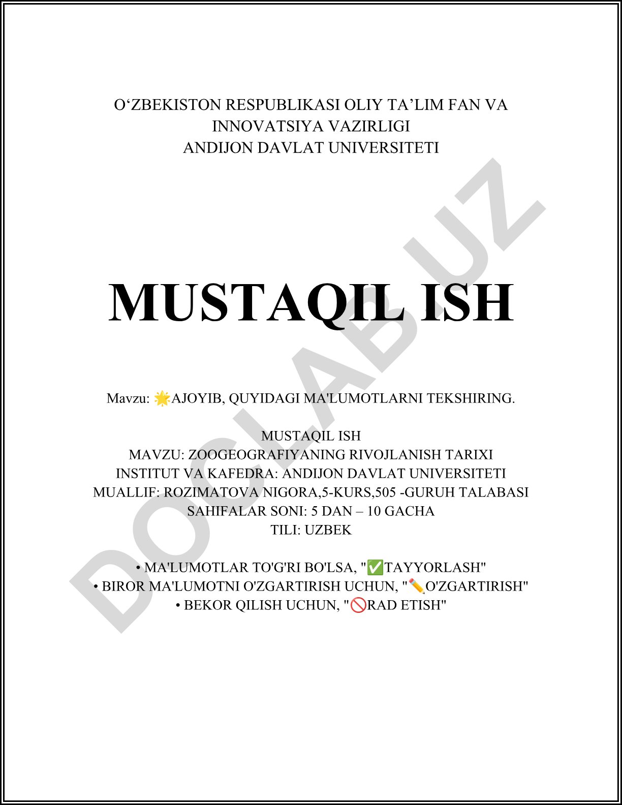 Zoogeografiyaning rivojlanish tarixi