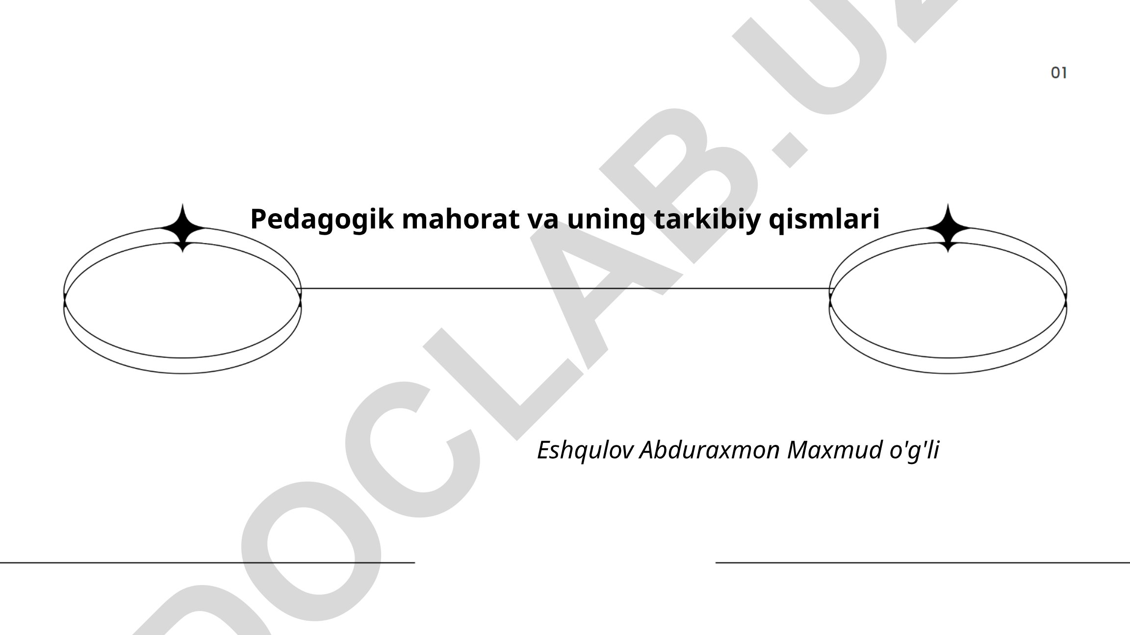 Pedagogik mahorat va uning tarkibiy qismlari