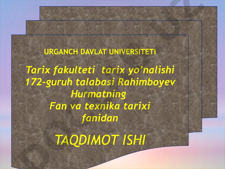 Qadimgi Rimda ilmiy bilimlarning vujudga kelishi