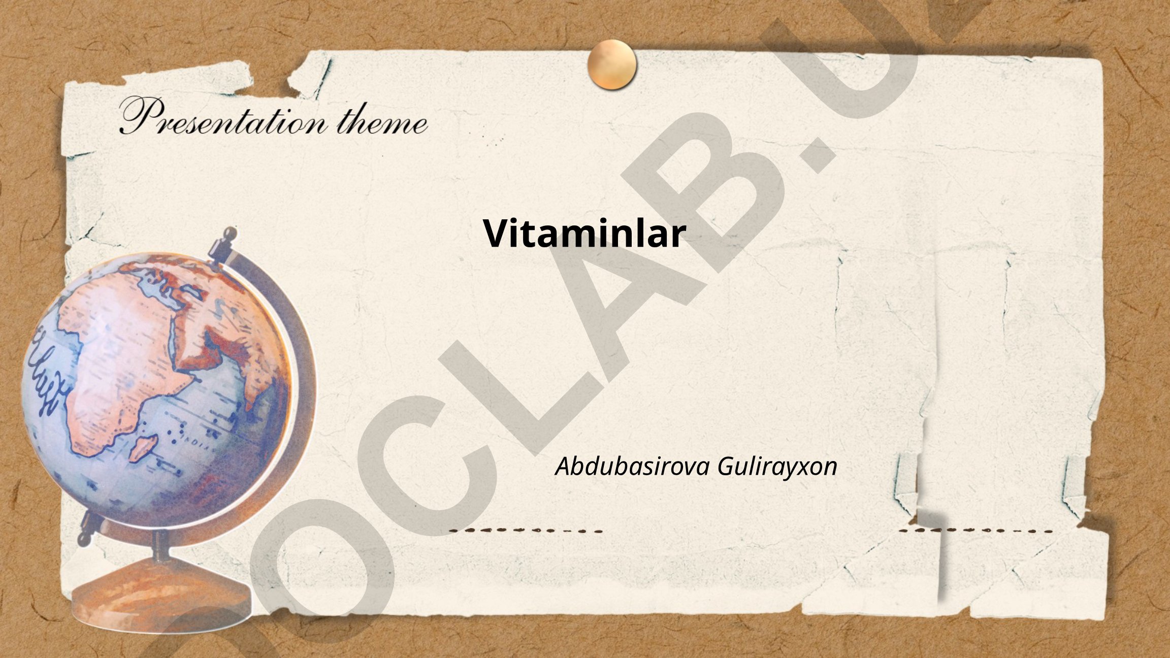 Types of Vitamins and Their Functions