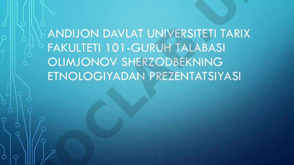 Okeaniya xalqlarining etnologik xususiyatlari