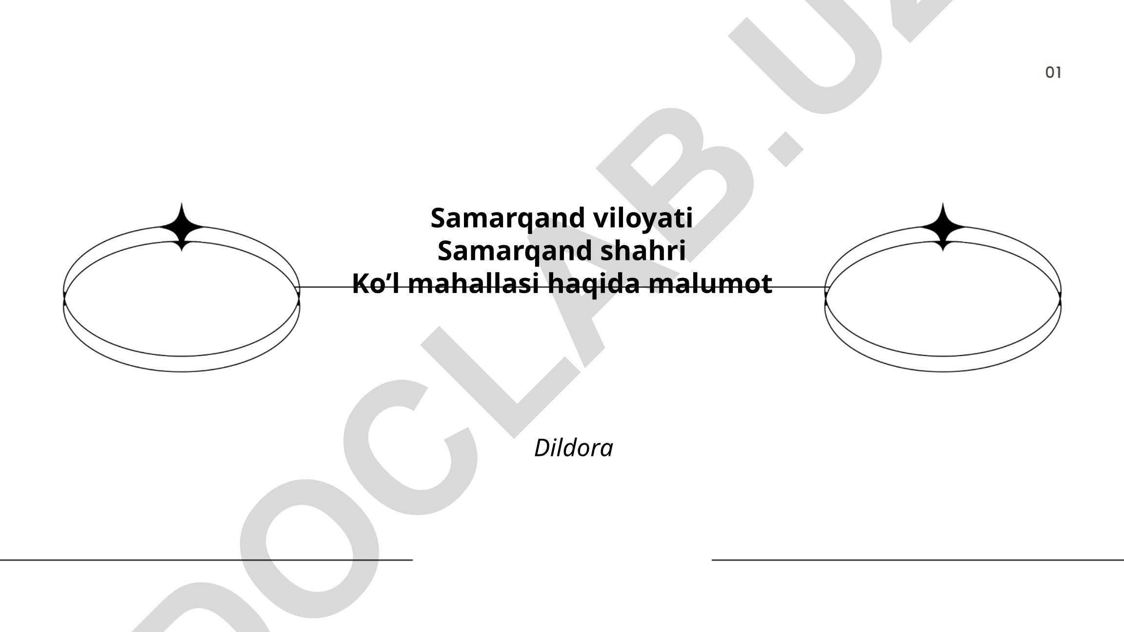 Samarqand shahri Ko'l mahallasining geografik joylashuvi va tarixi