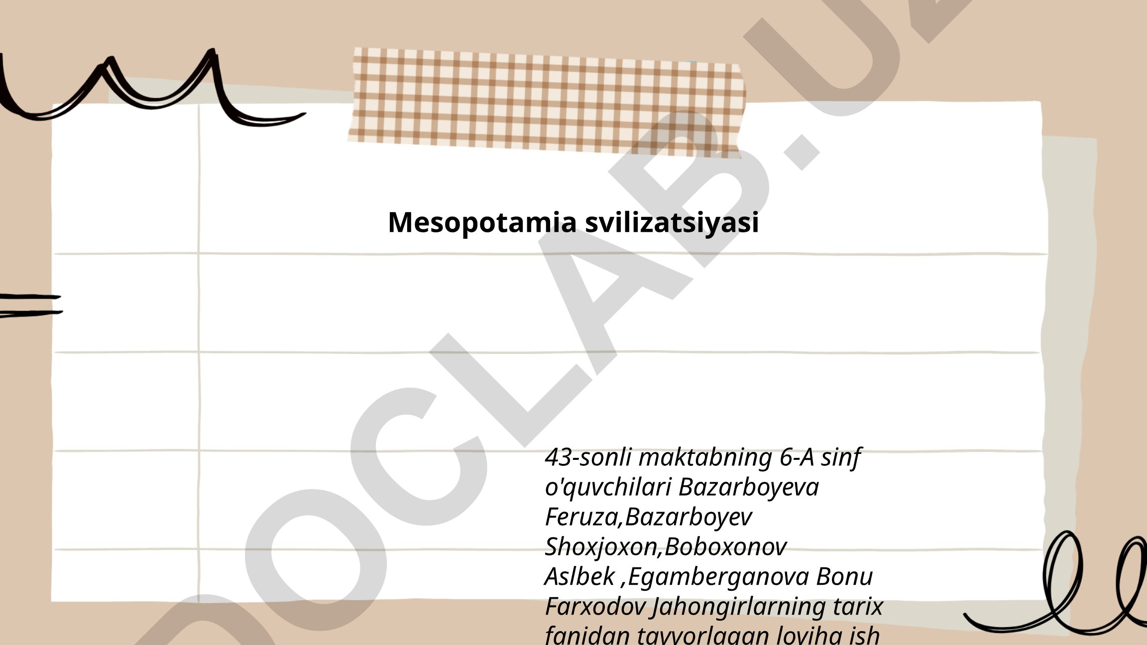 Mesopotamiya sivilizatsiyasi