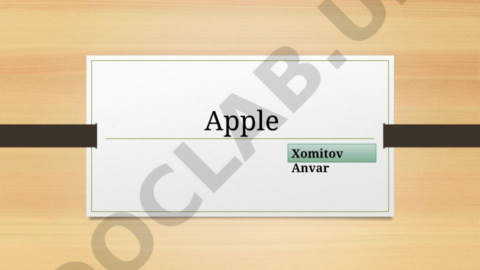 Apple kompaniyasining asoschilari va tarixi