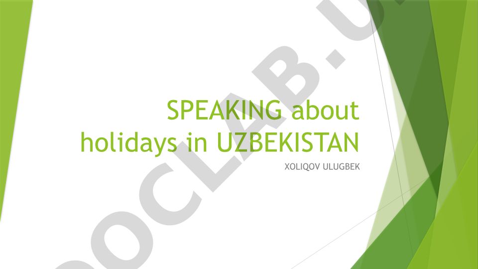 Navruz holiday in Uzbekistan
