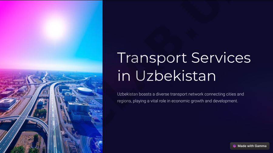 Transport Services in Uzbekistan