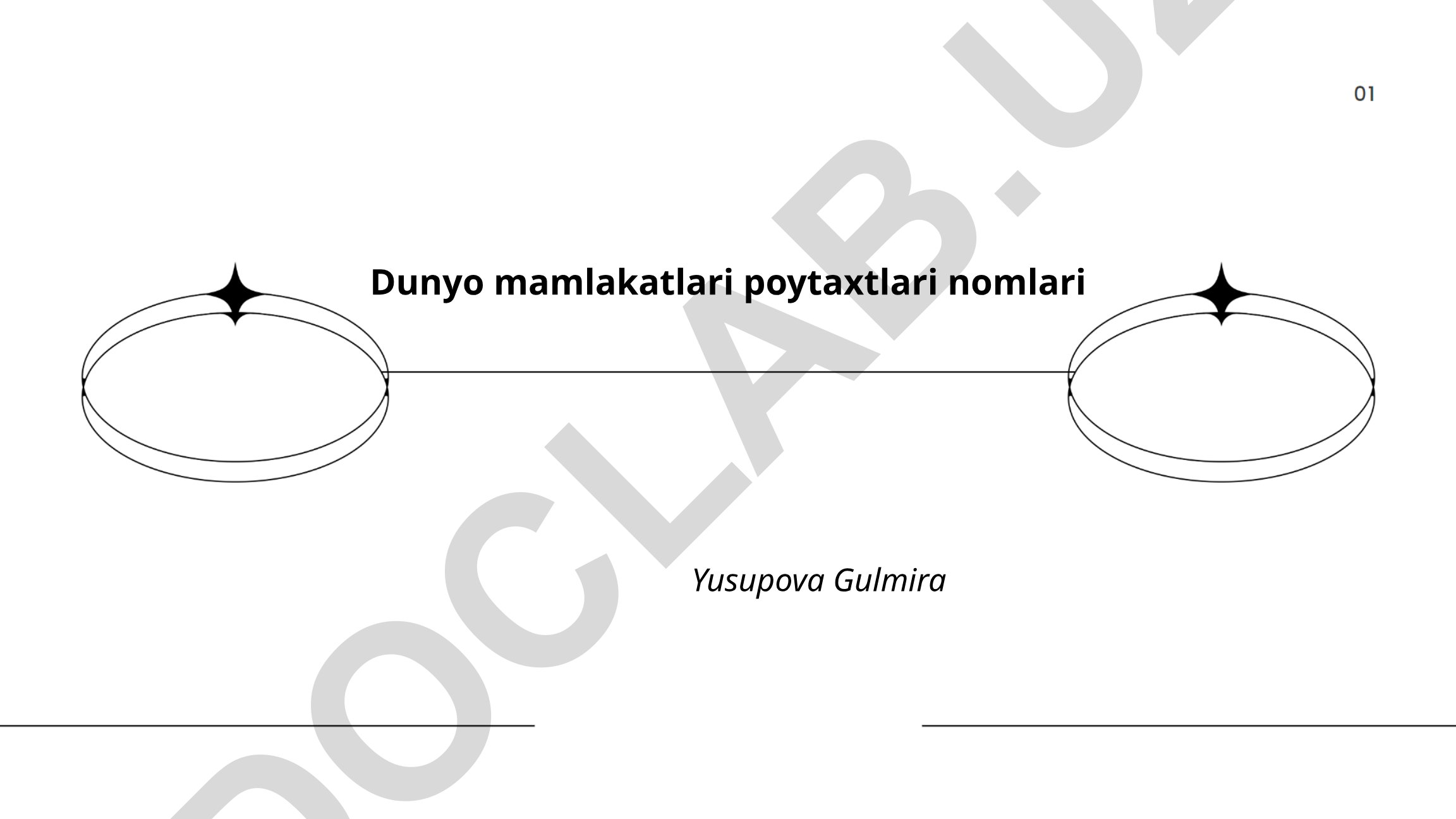 Dunyo mamlakatlari poytaxtlari nomlari