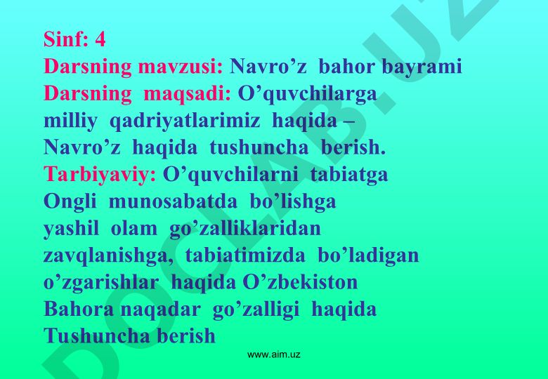 Navro'z bahor bayrami