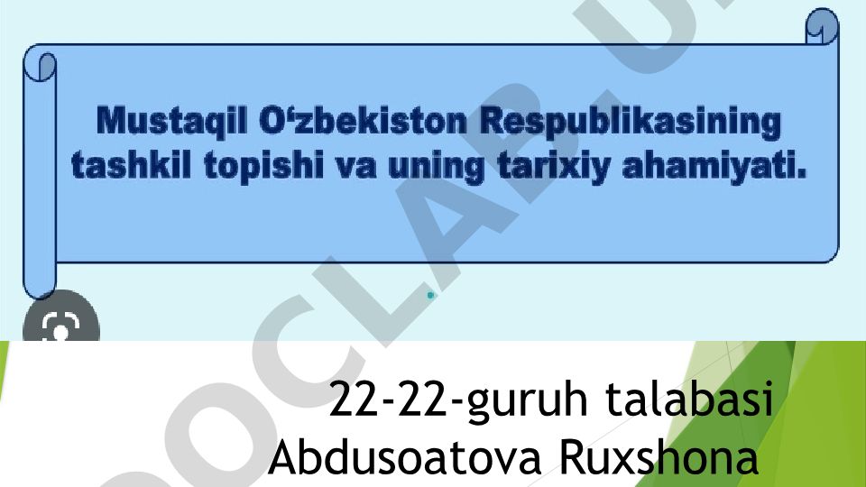 Talaba Abdusoatova Ruxshonaning rasmlar to'plami