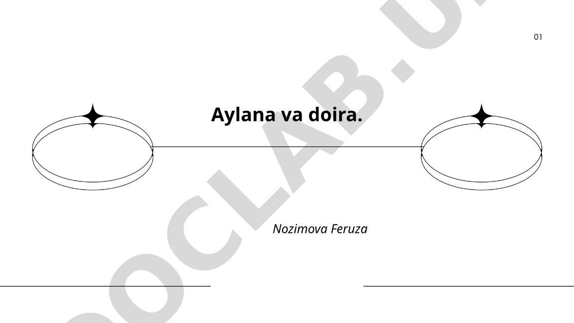 Aylana va doira