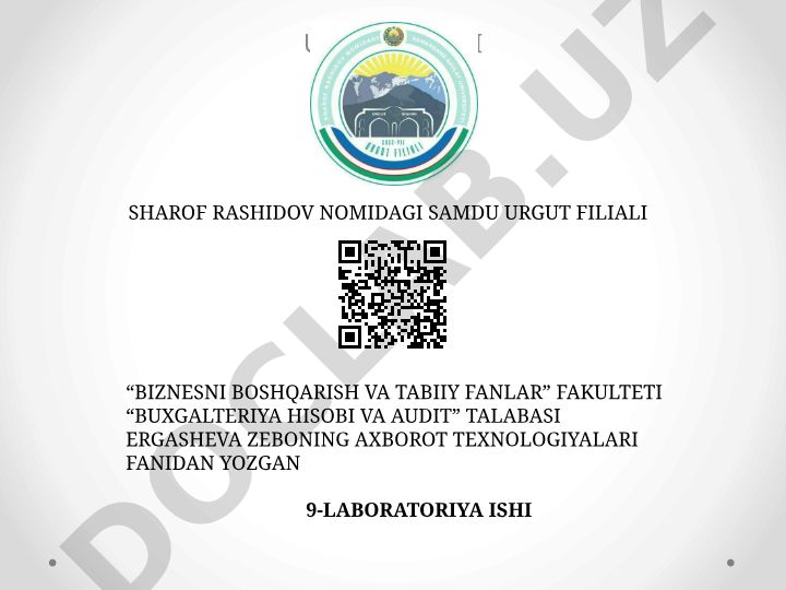 Milliy axborot resurslari va davlat interaktiv xizmatlari