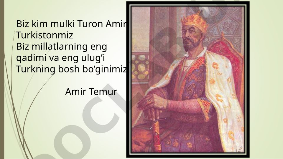Amir Temur davlatining ma'muriy tuzilishi