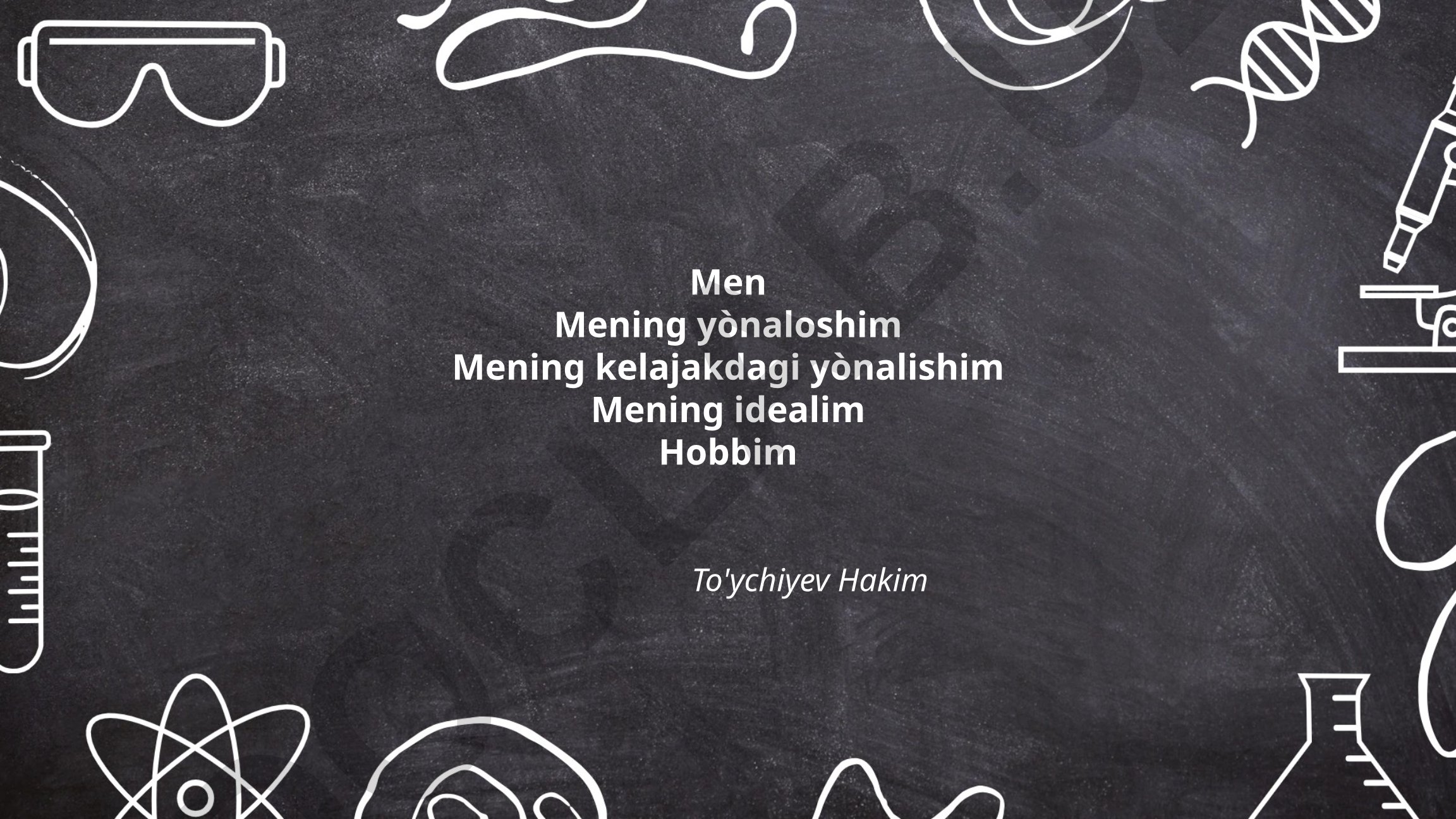 Shaxsiy taraqqiyot, ta'lim maqsadlari va kasbiy o'sish rejasi