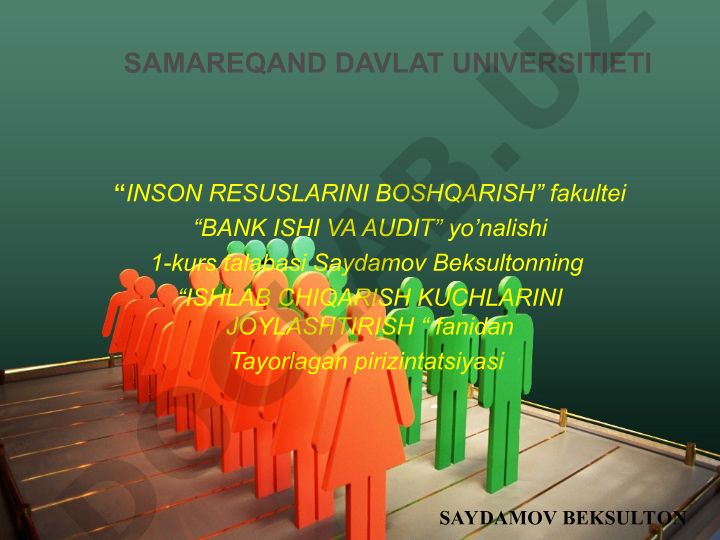Ishlab chiqarish kuchlarini joylashtirish