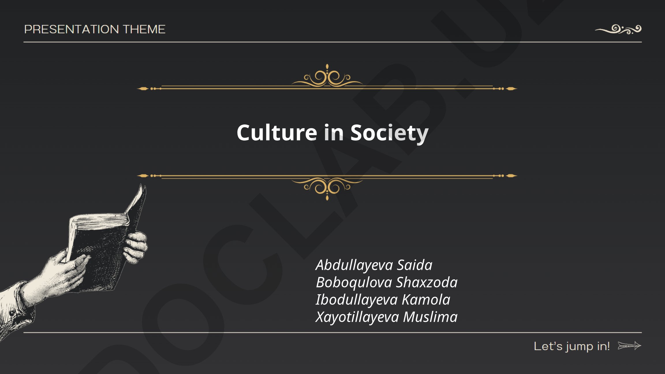 Cultural identity, multiculturalism and socialization in society