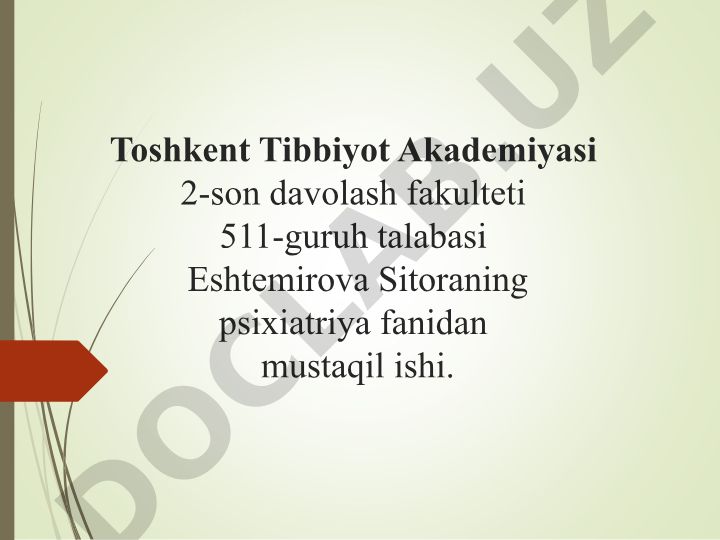 O'zbekistonda giyohvandlik va kimyoviy qaramlik muammolari