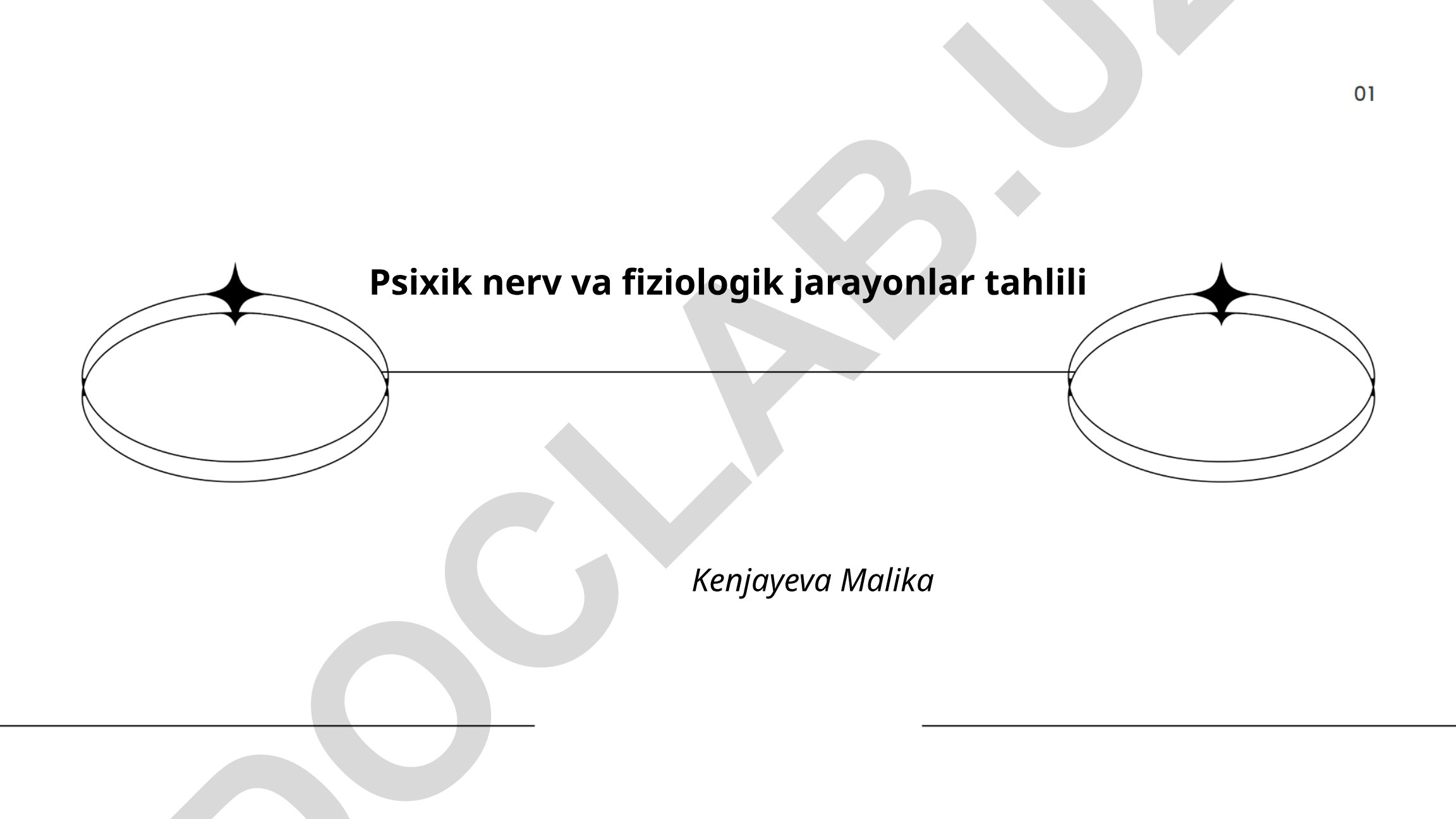 Psixik nerv va fiziologik jarayonlar tahlili