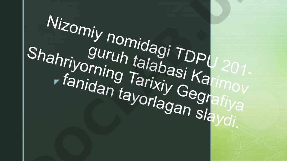 Buxoro amirligi tarixi va hukmdorlari