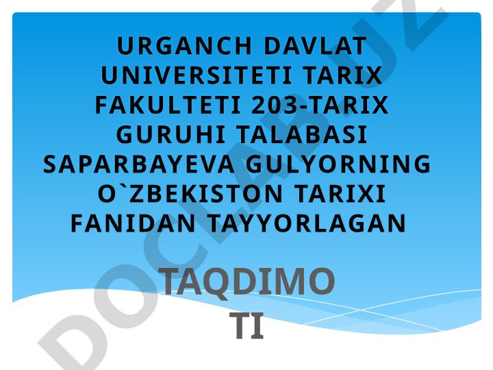 XIX asr oxiri va XX asr boshida Turkistonda fan va madaniyat