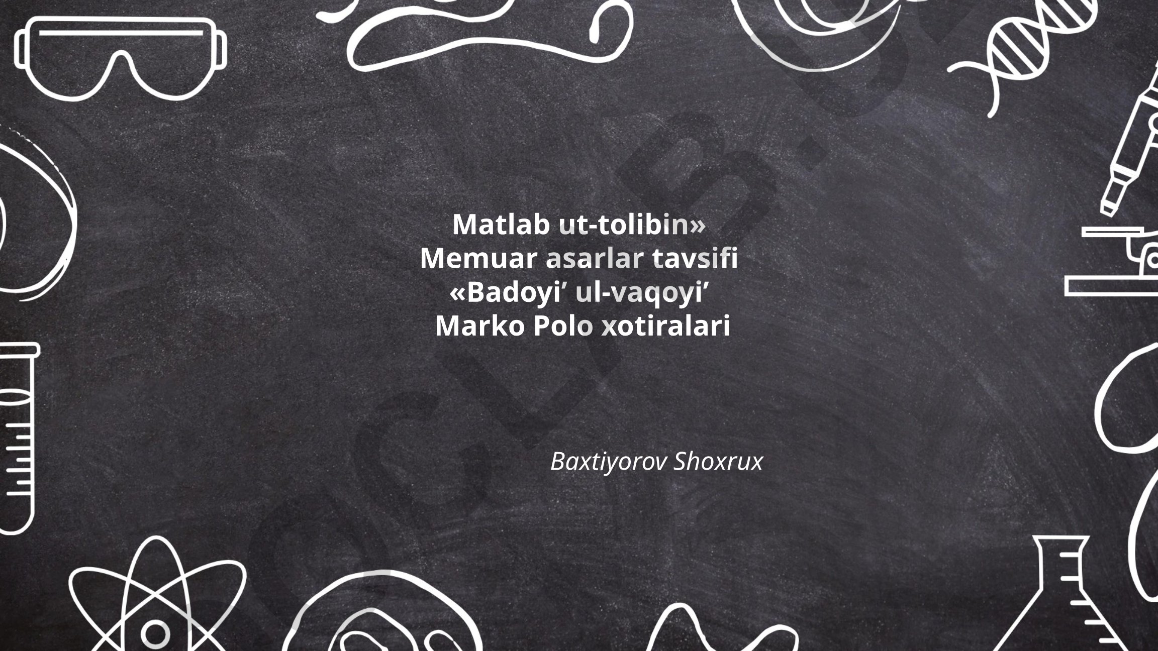 MATLAB dasturlash tili va uning ilmiy tadqiqotlardagi qo'llanilishi