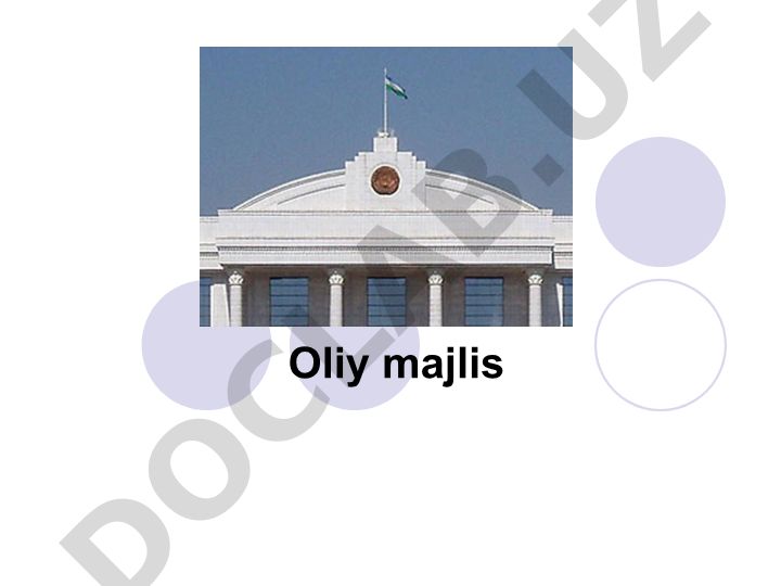 O'zbekiston Respublikasi Oliy Majlis Senatining qonun chiqarish jarayonidagi ishtiroki
