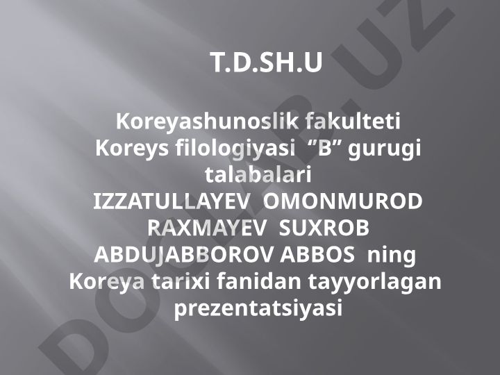 Koguryo qirolligining tashkil topishi