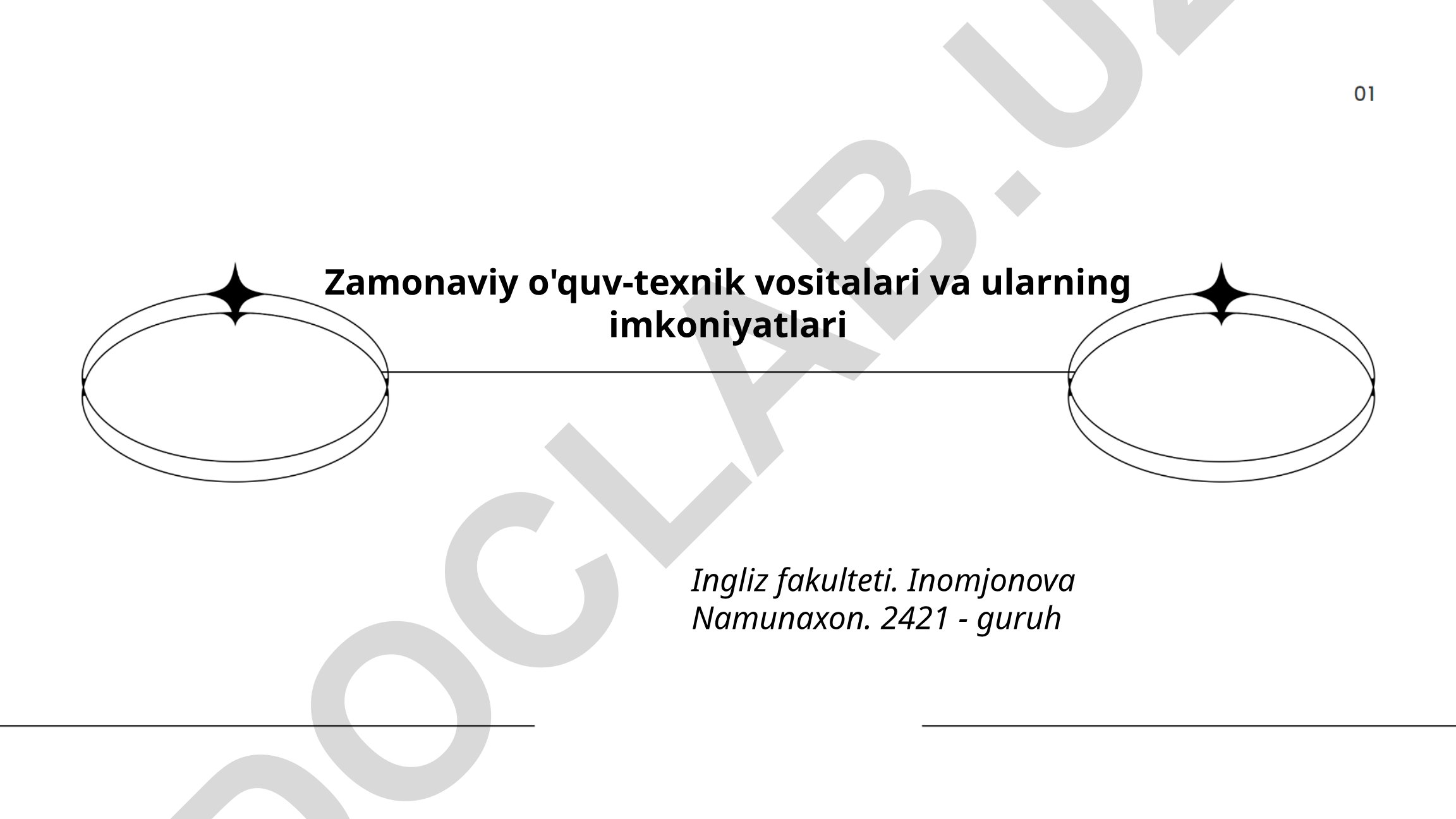 Zamonaviy o'quv-texnik vositalari va ularning imkoniyatlari