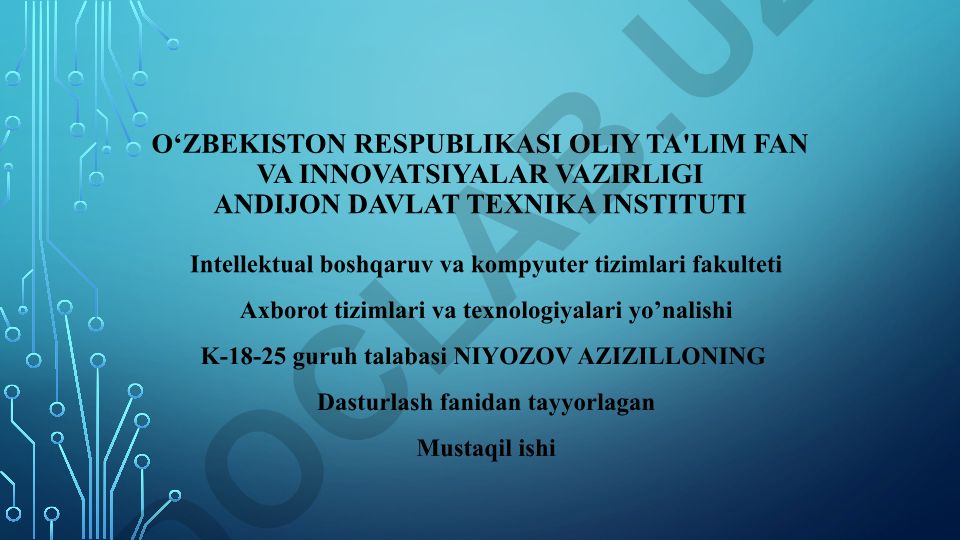 Ko'rsatkich va massivlar o'rtasidagi bog'liqlik