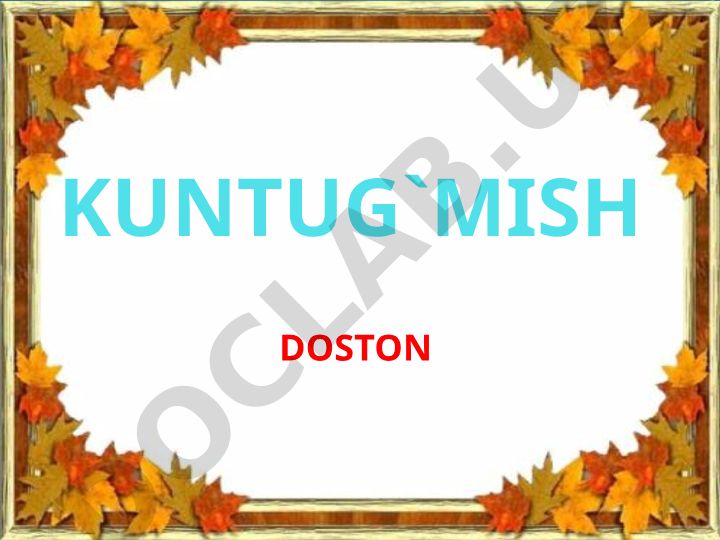 O'zbek xalq dostonlari va dostonchilik an'analari