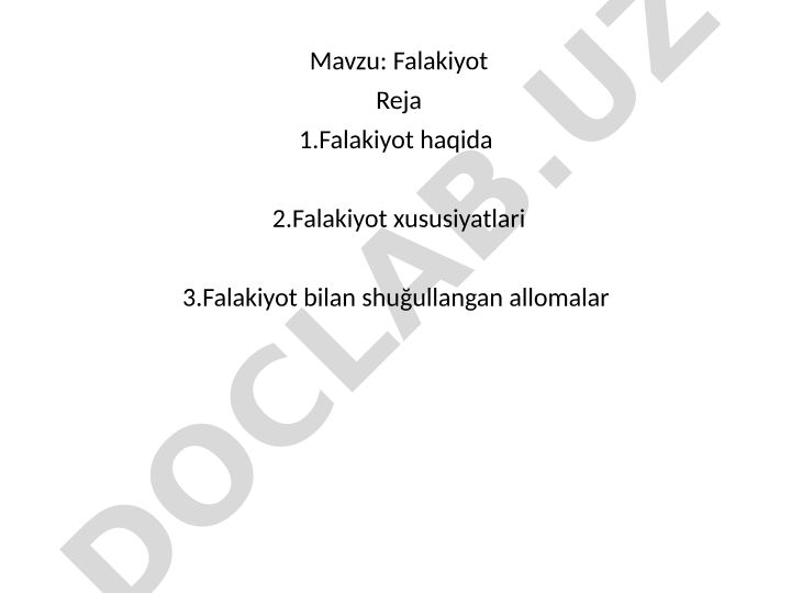 Falakiyot