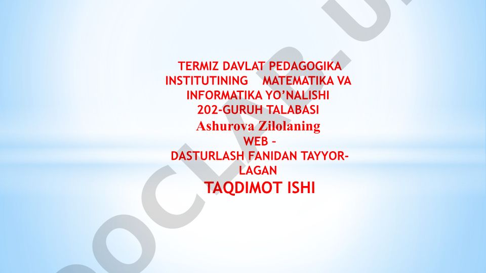 Freymlar yordamida sayt yaratish
