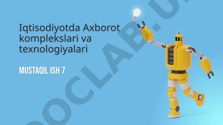 MS Excel da diagrammalar, makroslar va statistik tahlillar bilan ishlash