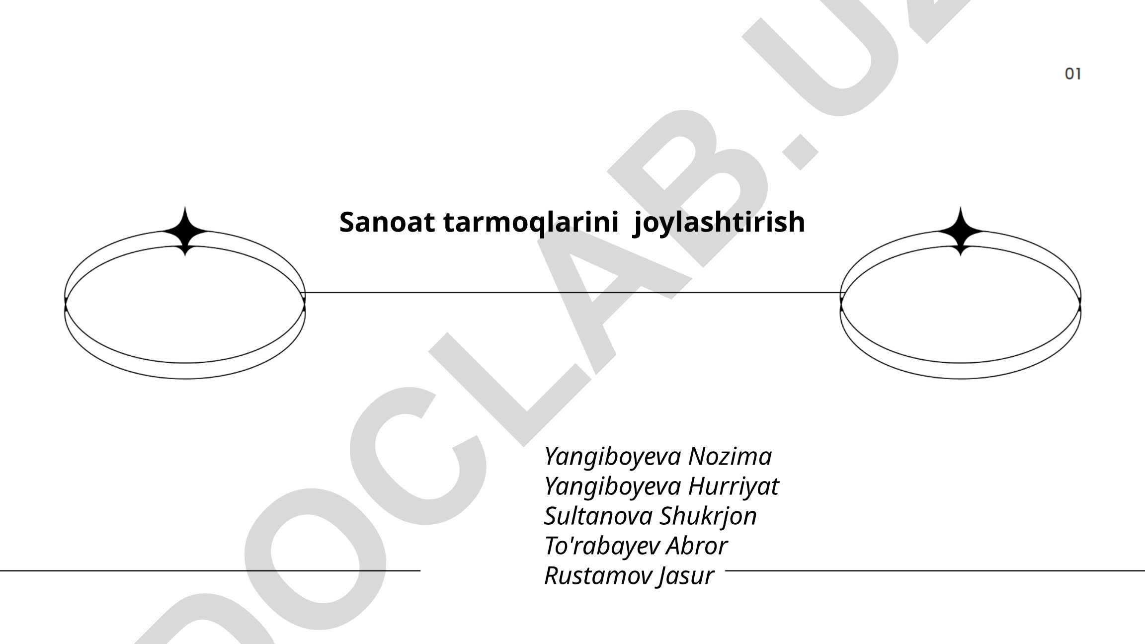 Sanoat tarmoqlarini joylashtirishda tabiiy resurslar va transport infratuzilmasi