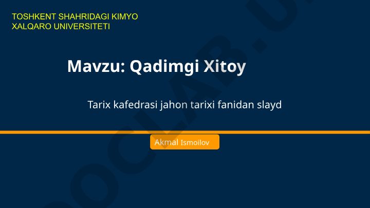 Qadimgi Xitoy tarixi: geografiya, iqlim va sivilizatsiya rivojlanishi