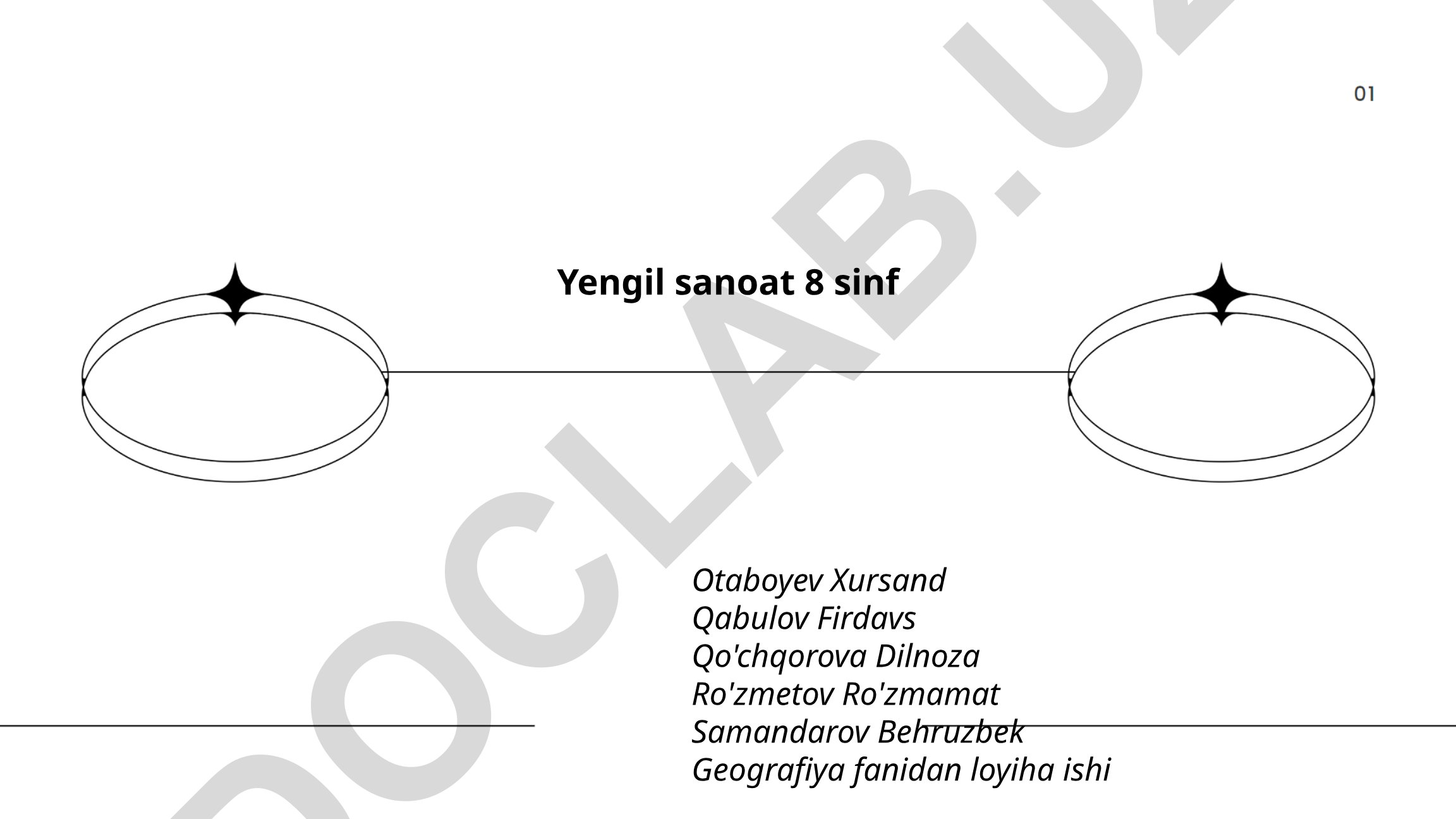 Yengil sanoat tushunchasi, tarmoqlari va tolalar
