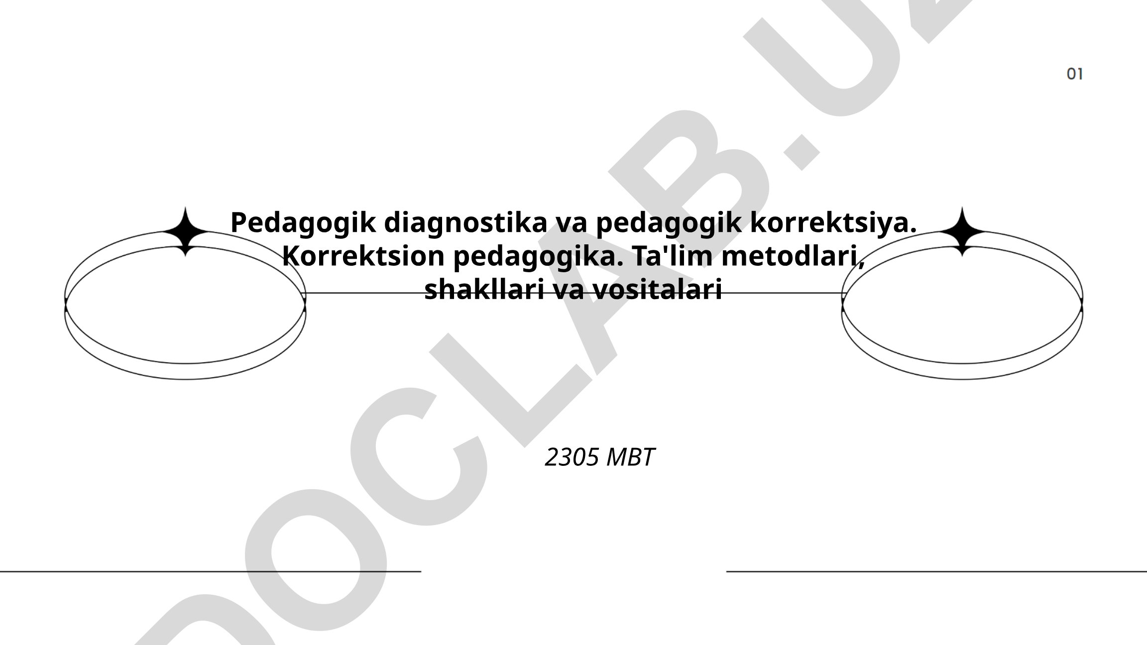 Pedagogik diagnostika va pedagogik korrektsiya tamoyillari