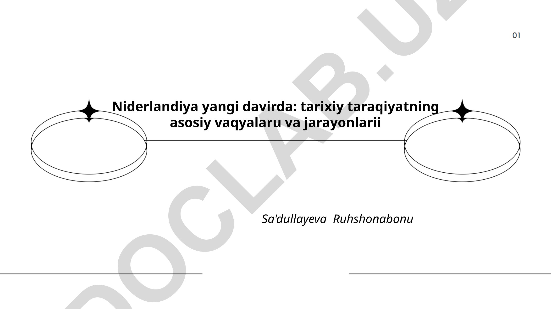 Niderlandiya yangi davrida tarixiy taraqiyotning asosiy voqealari va jarayonlari