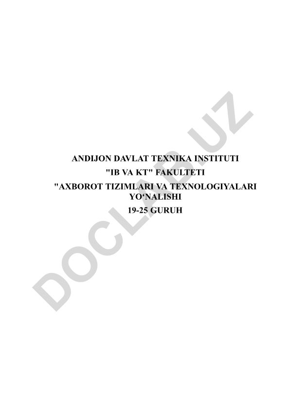 Class va obyekt tushunchalari