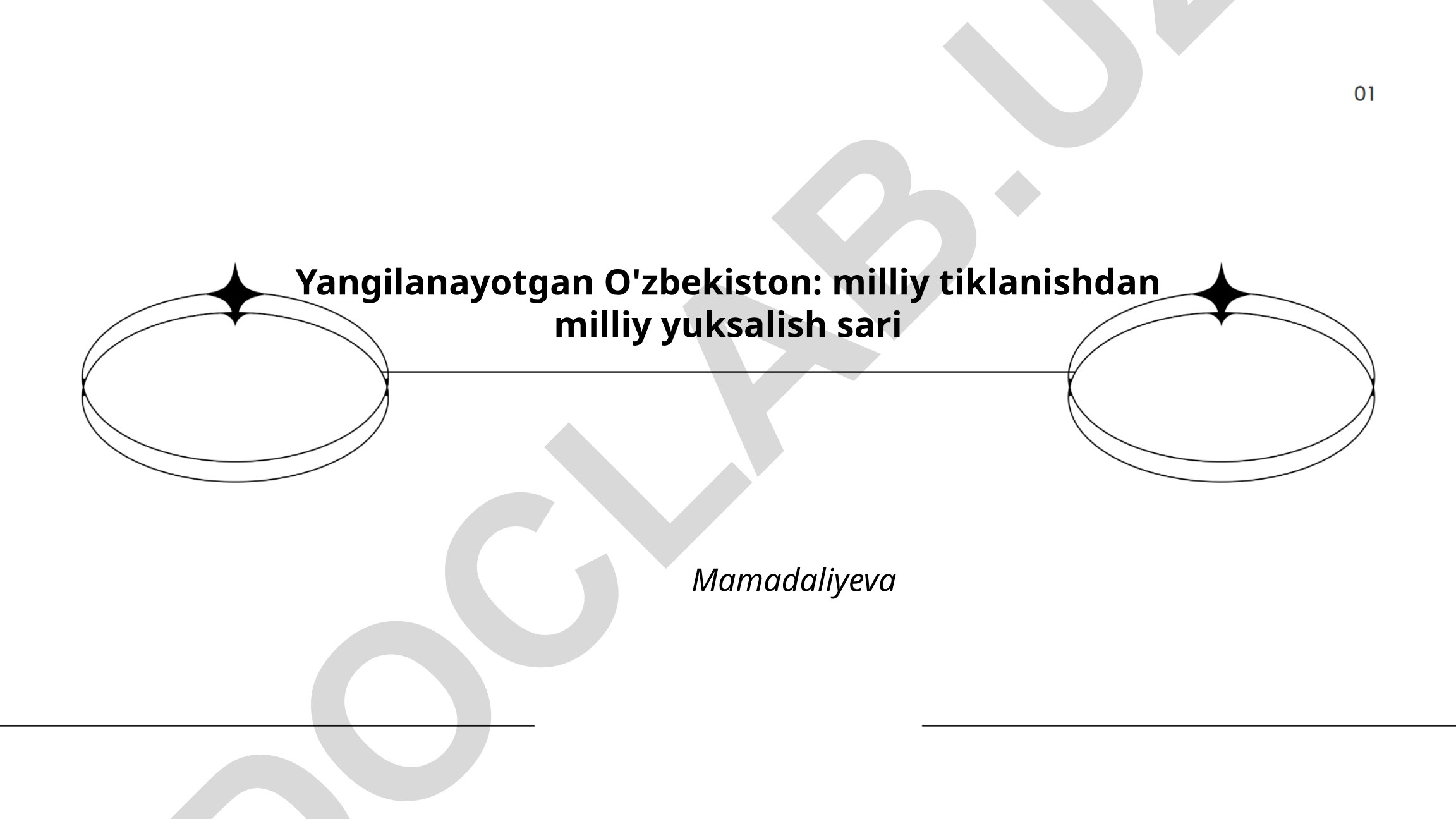 Yangilanayotgan O'zbekiston: milliy tiklanishdan milliy yuksalish sari