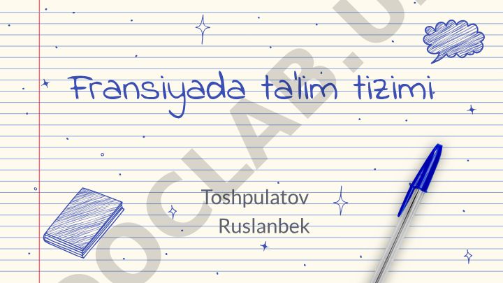 Fransiyada ta'lim tizimi