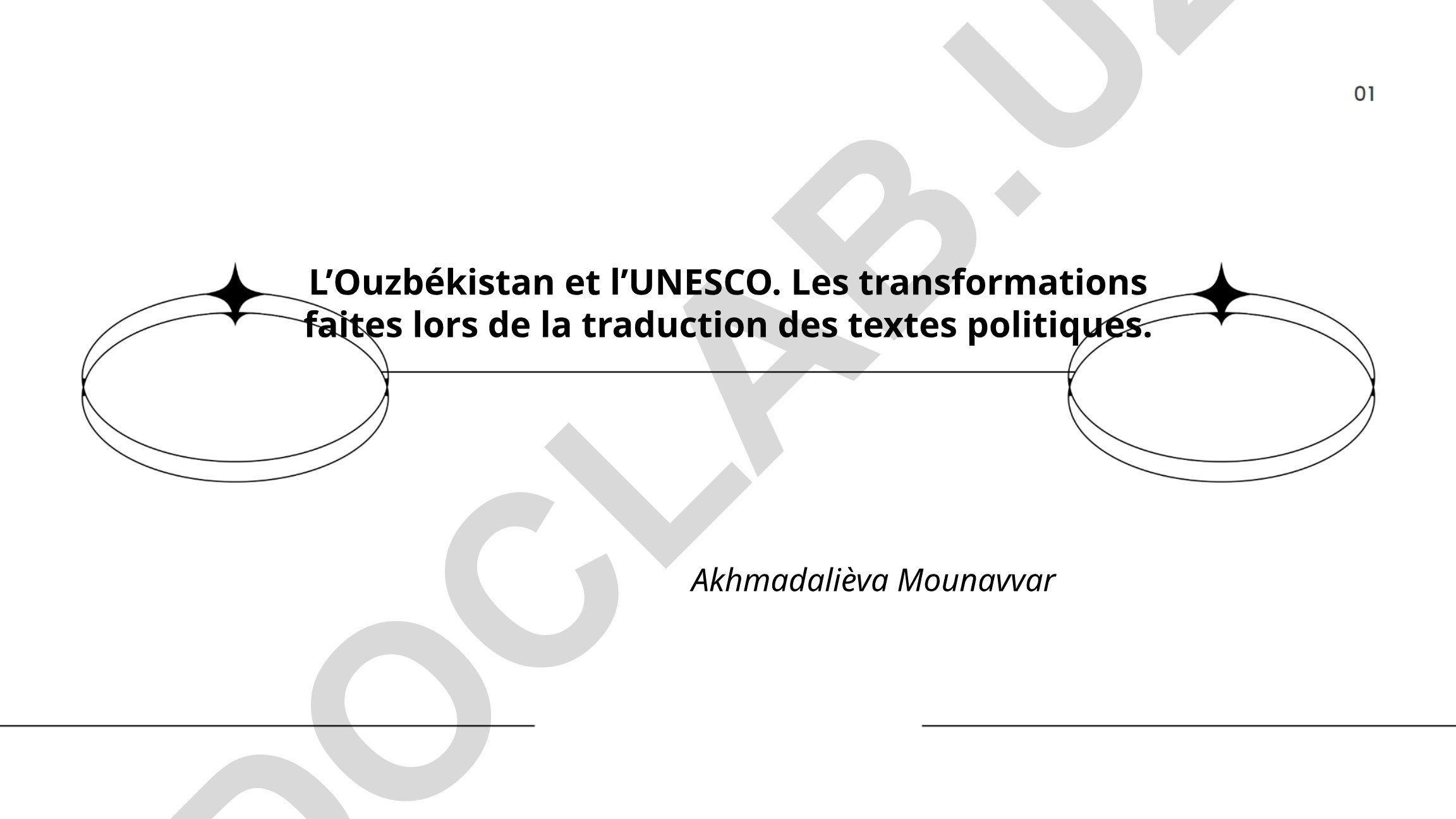 L’Ouzbékistan et l’UNESCO : transformations dans la traduction des textes politiques
