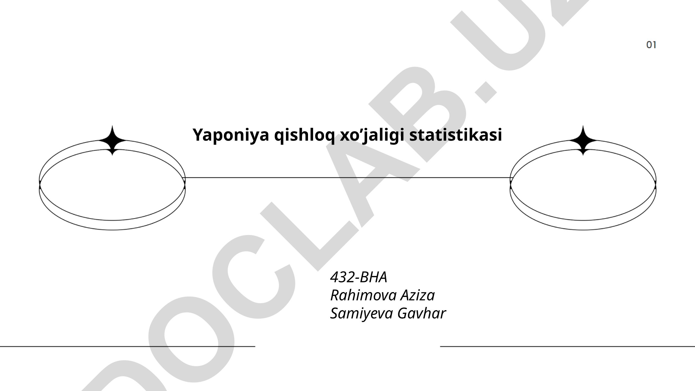 Yaponiya qishloq xo'jaligi statistikasi