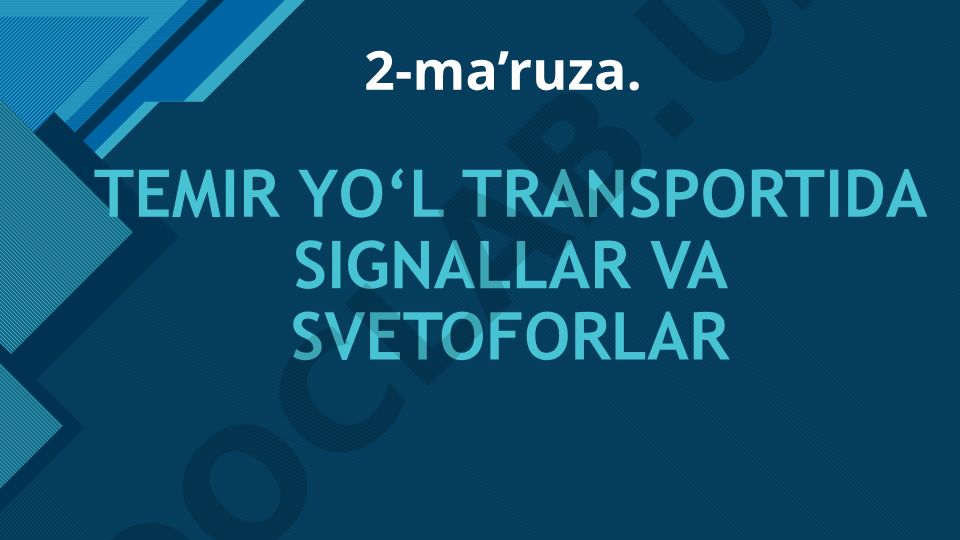 Temir yo'l transportida signallar va svetoforlar