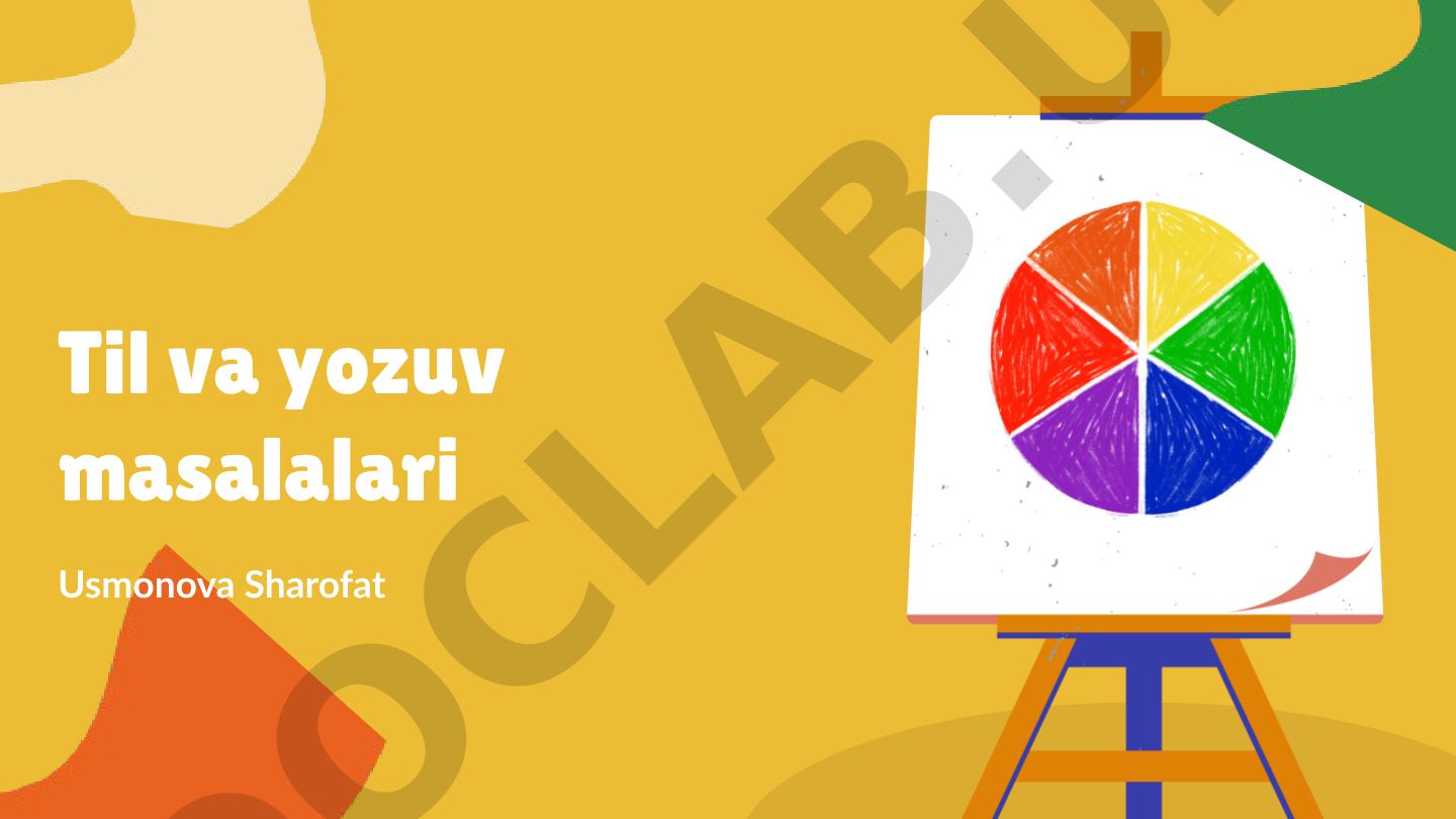 Grafika haqida asosiy tushunchalar va turlari