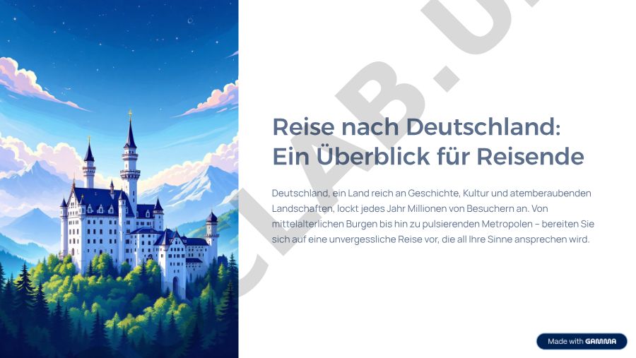 Reise nach Deutschland: Ein Überblick für Reisende