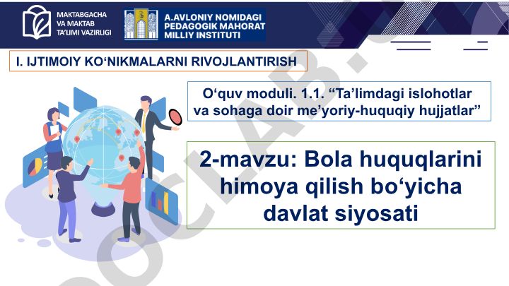 Bola huquqlarini himoya qilish bo'yicha davlat siyosati