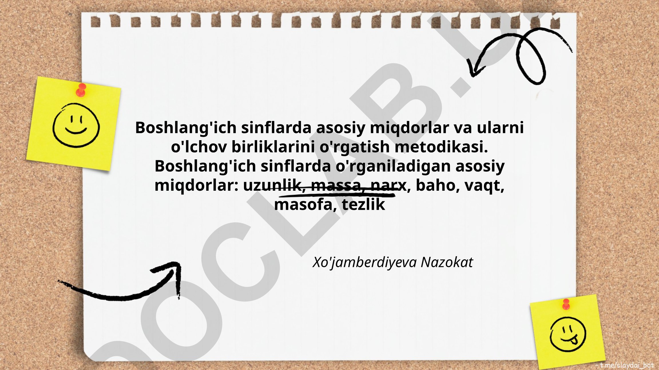 Boshlang'ich sinflarda asosiy miqdorlar va o'lchov birliklarini o'rgatish metodikasi