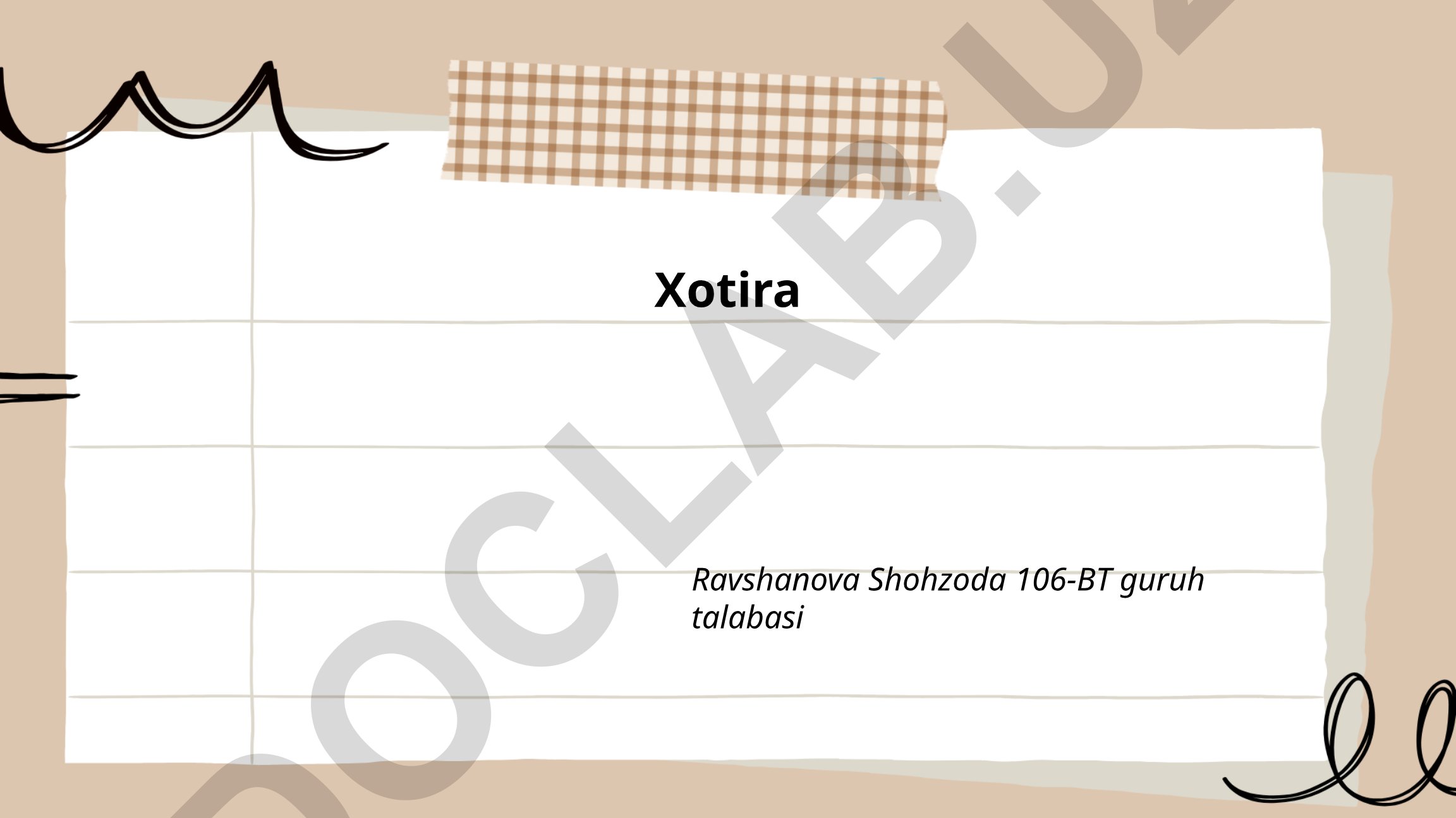 Xotira va vaqt, texnologiya, psixologik asoslari