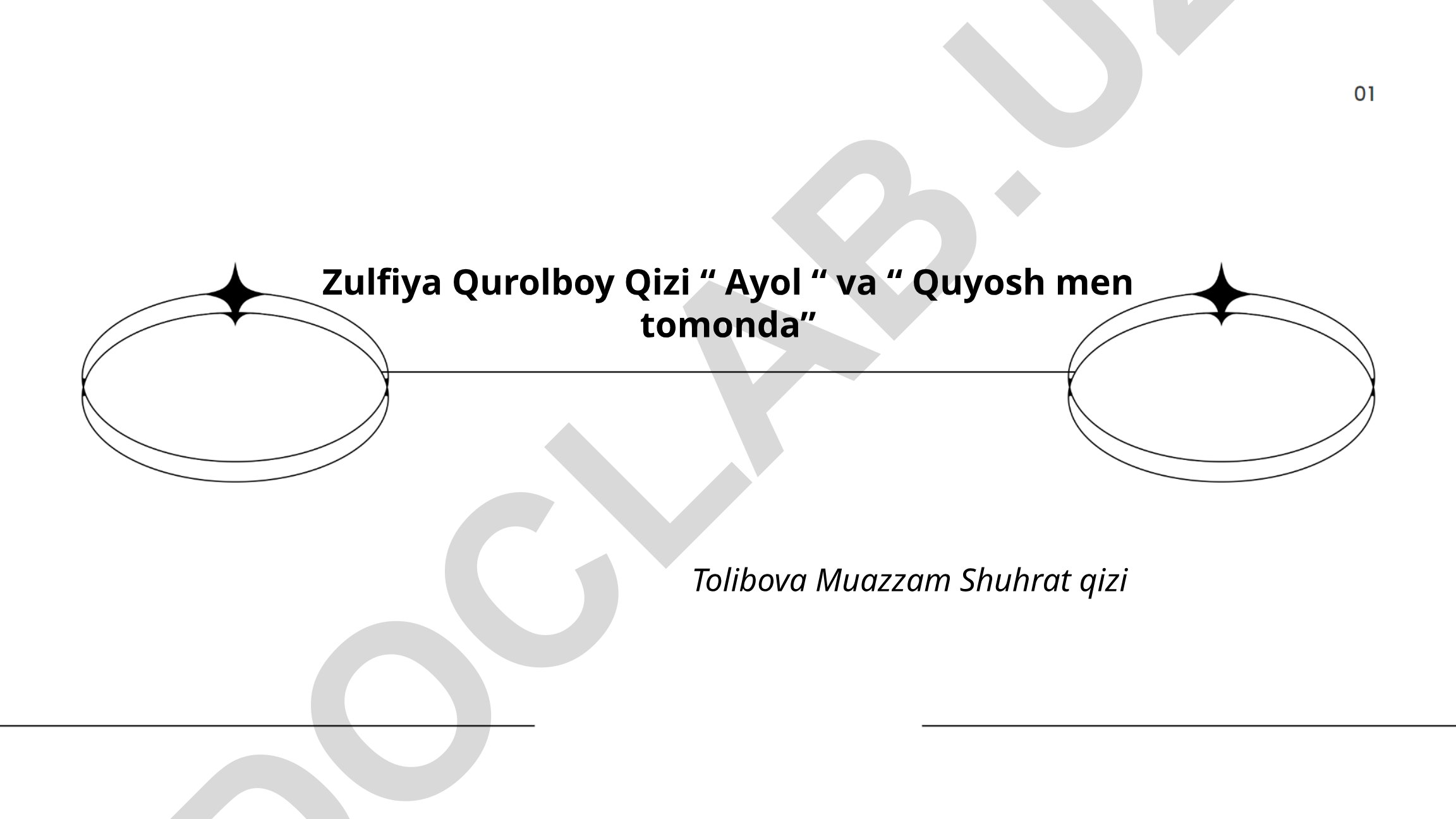 Zulfiya Qudratboy qizi hayoti va "Ayol" dostoni tahlili